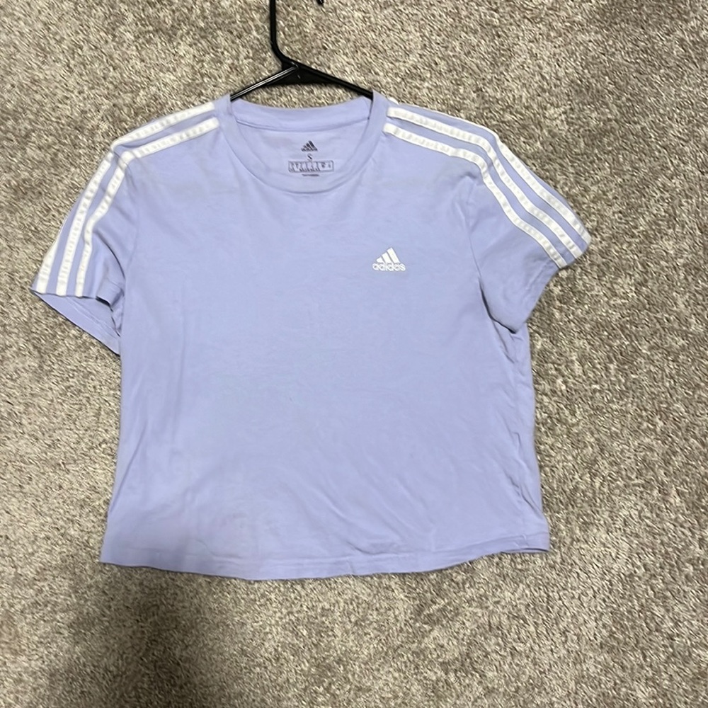 Adidas Cropped Top Size Small